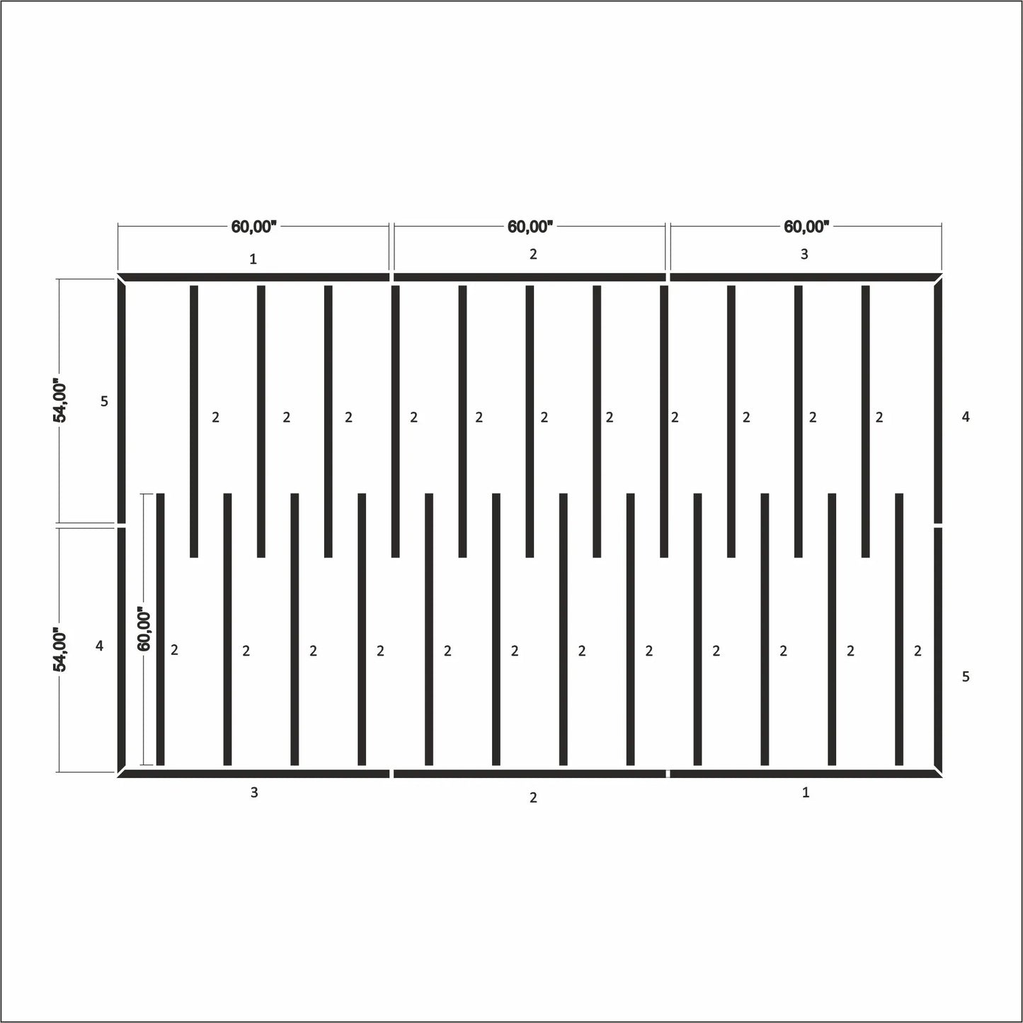 Pre-Cut Flat Wall Molding Kit for Living Areas | Factory Primed & Ready to Paint-4