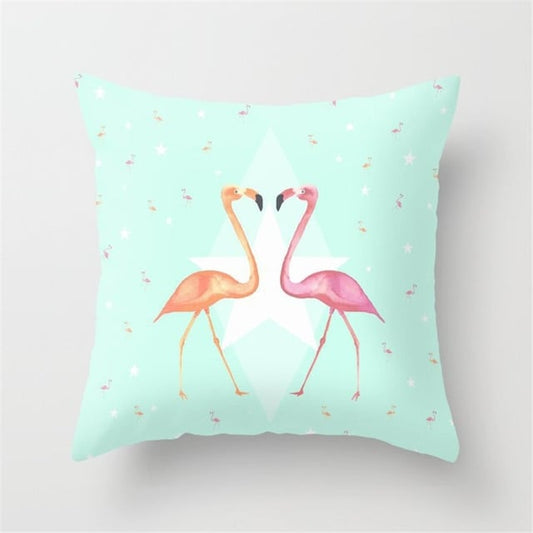 Mint Green Peach Skin Pillowcase Cushion Cover