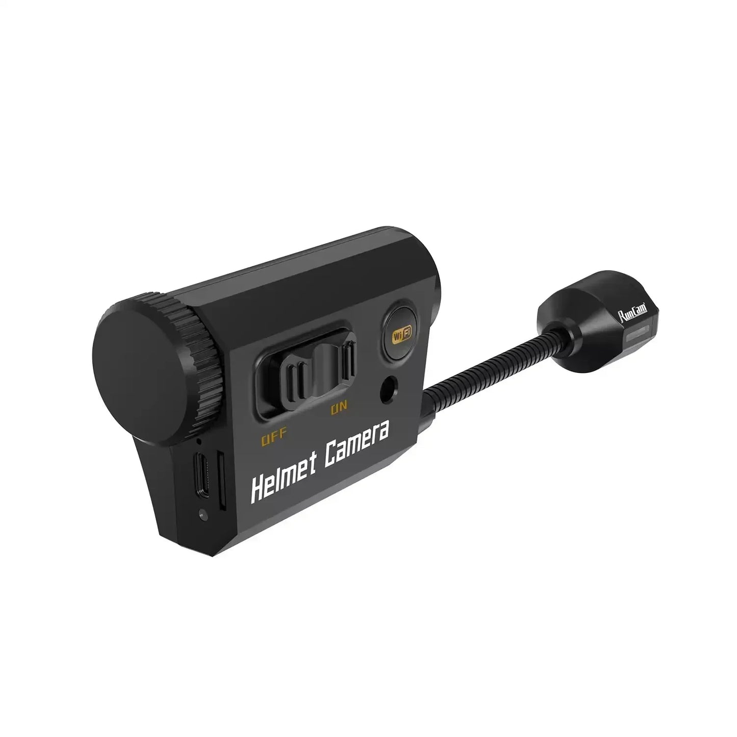Helmet Face Mask Camera Built-in WiFi Black-1