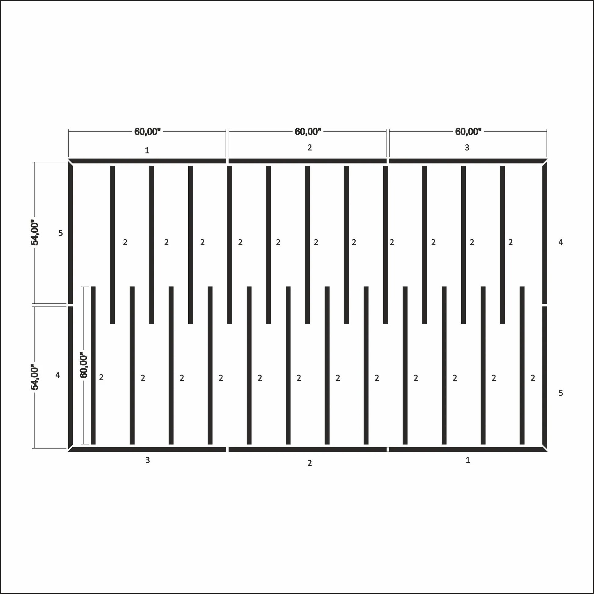 Pre-Cut Flat Wall Molding Kit for Living Areas | Factory Primed & Ready to Paint-4